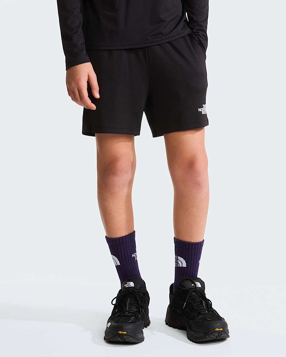 Short en maille de polyester pour enfant TNF TNF Black HERO
