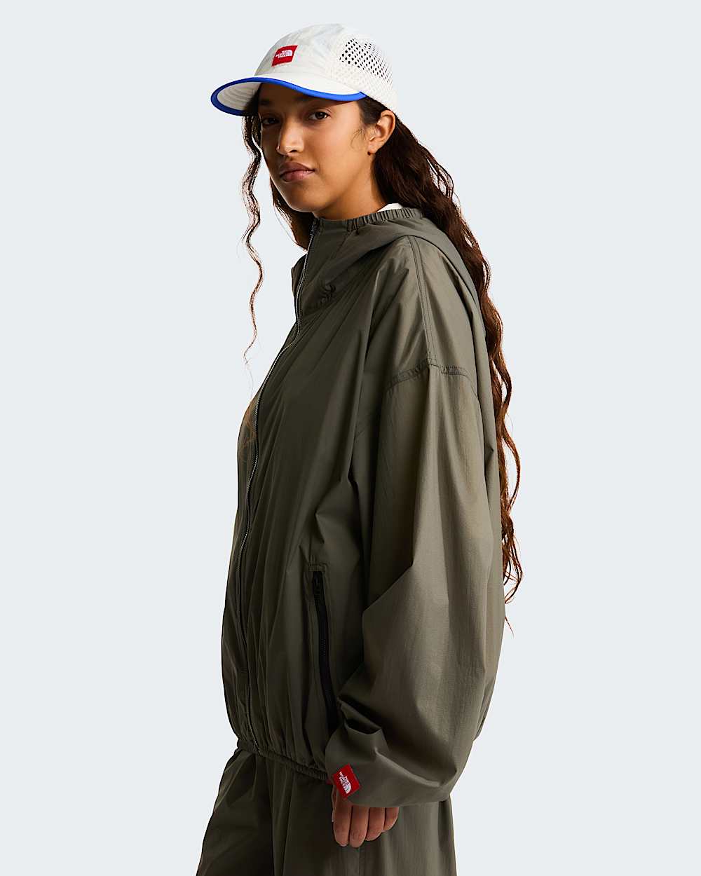 Unisex Red Box Packable Hooded Wind Jacket TNF alt14