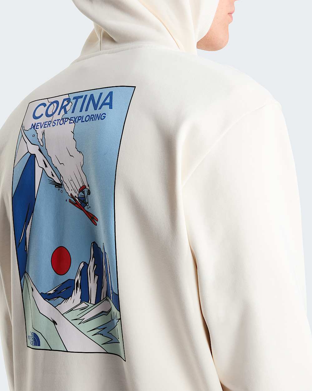 Unisex Mountain Celebration Relaxed Graphic Hoodie TNF alt8