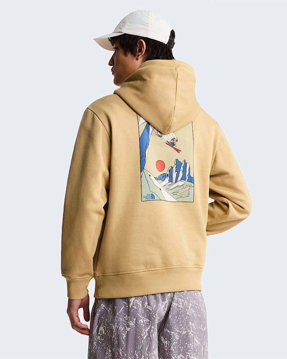 Unisex Mountain Celebration Relaxed Graphic Hoodie TNF ALT2