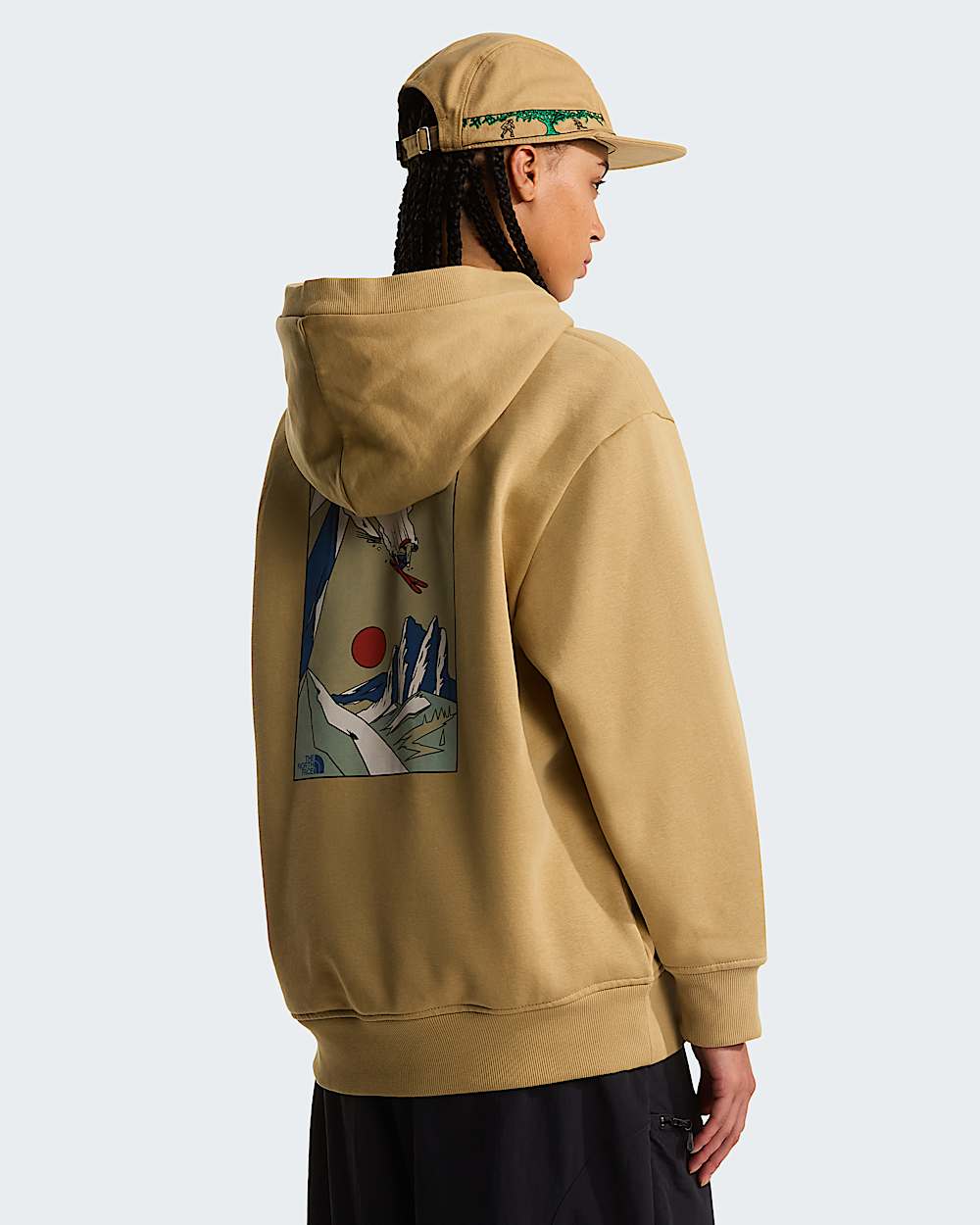 Unisex Mountain Celebration Relaxed Graphic Hoodie TNF ALT10