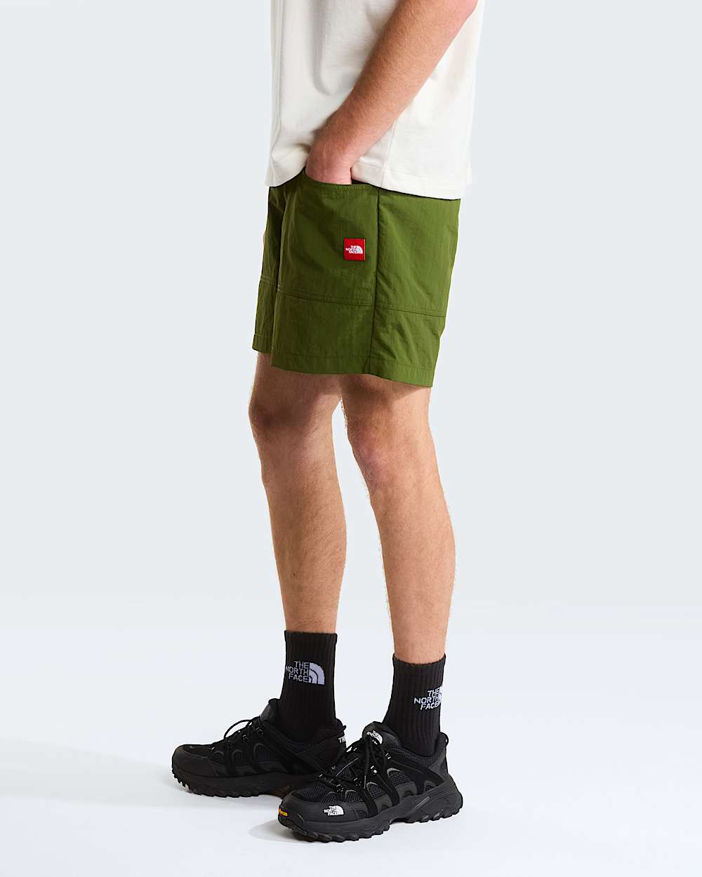 Short  ceinture en nylon Red Box unisexe TNF ALT5