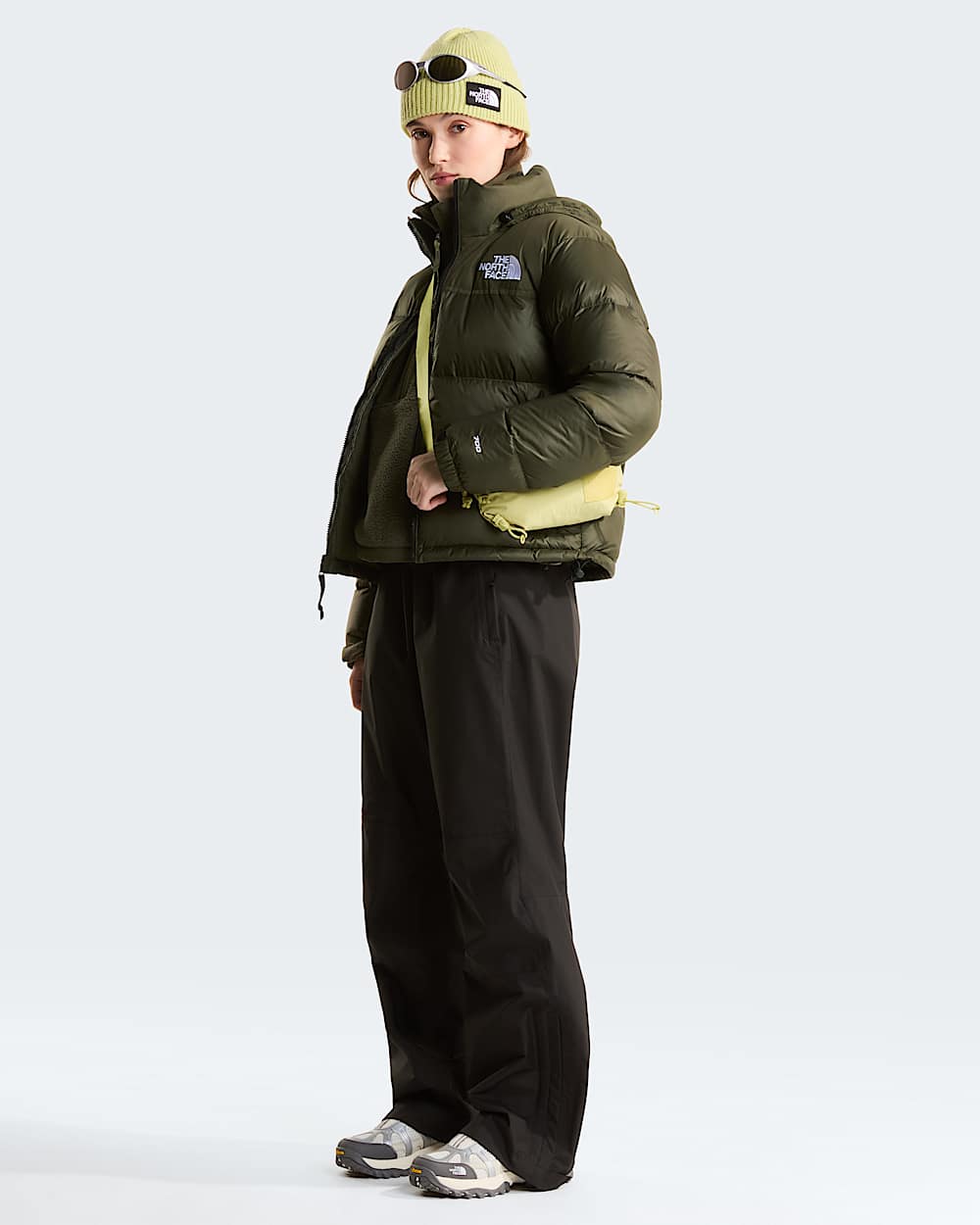 Womens 1996 Retro Nuptse Jacket TNF New Taupe Green ALT1