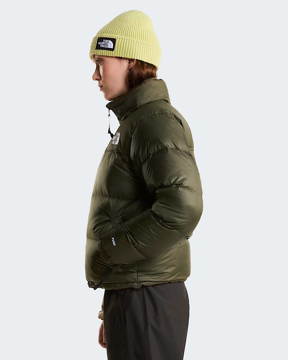 Womens 1996 Retro Nuptse Jacket TNF New Taupe Green ALT2