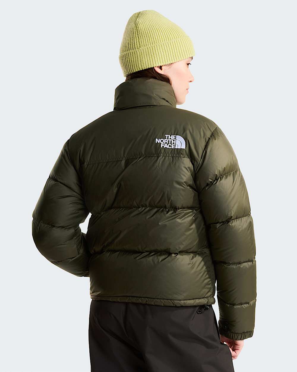 Womens 1996 Retro Nuptse Jacket TNF New Taupe Green ALT3