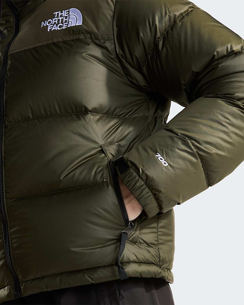 Womens 1996 Retro Nuptse Jacket TNF New Taupe Green ALT6