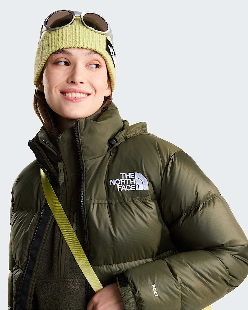 Womens 1996 Retro Nuptse Jacket TNF New Taupe Green ALT10