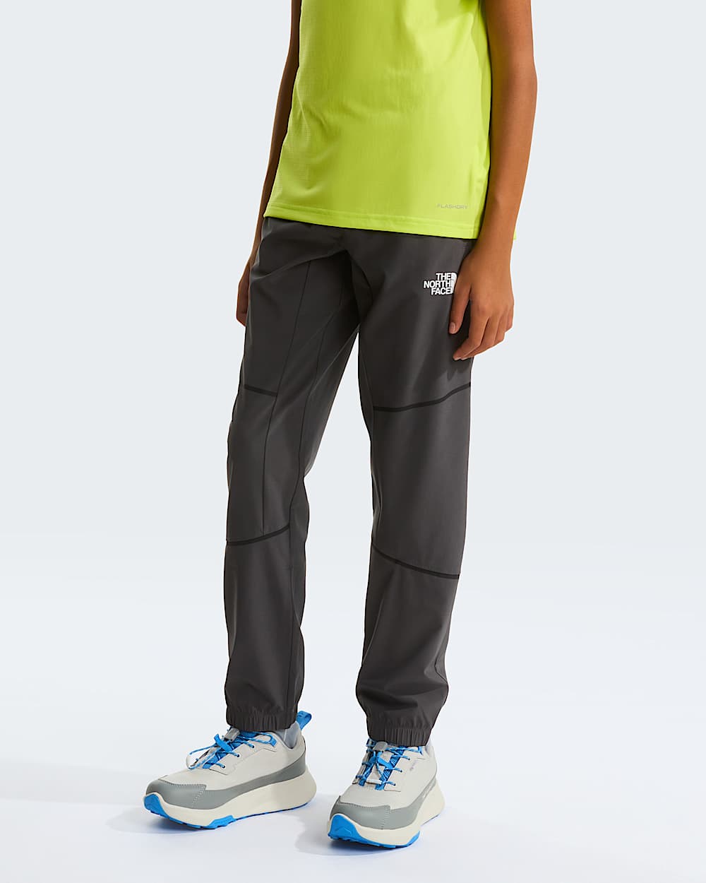 Tkan kalhoty Mountain Athletics pro mlad TNF Anthracite Grey ALT7
