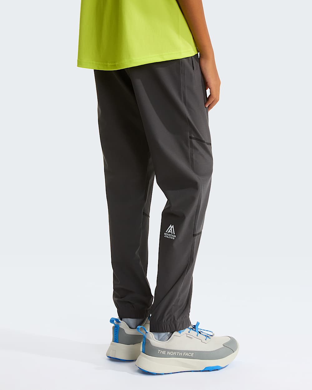 Tkan kalhoty Mountain Athletics pro mlad TNF Anthracite Grey ALT10