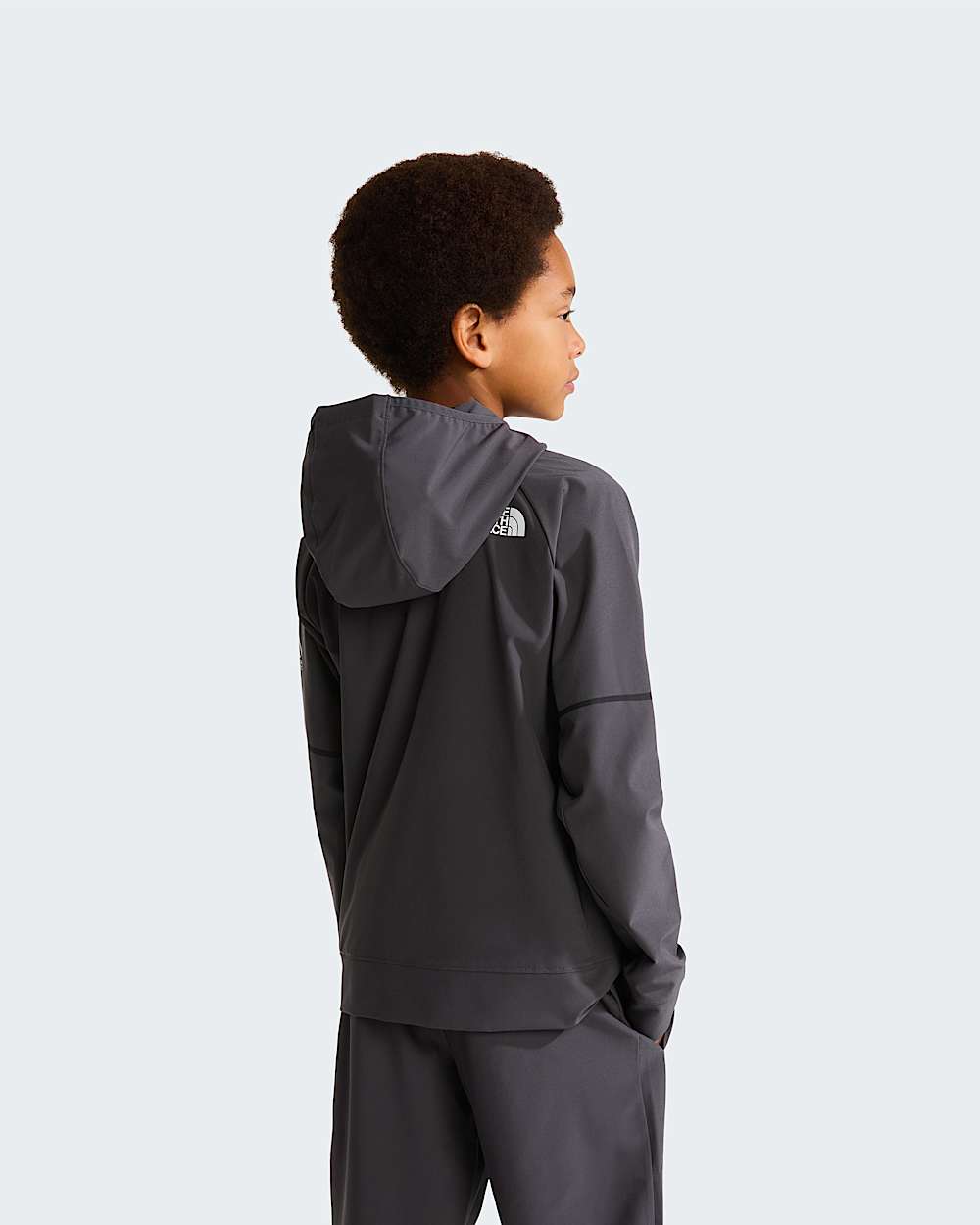Geweven Mountain Athleticsjas voor tieners TNF Anthracite Grey ALT3