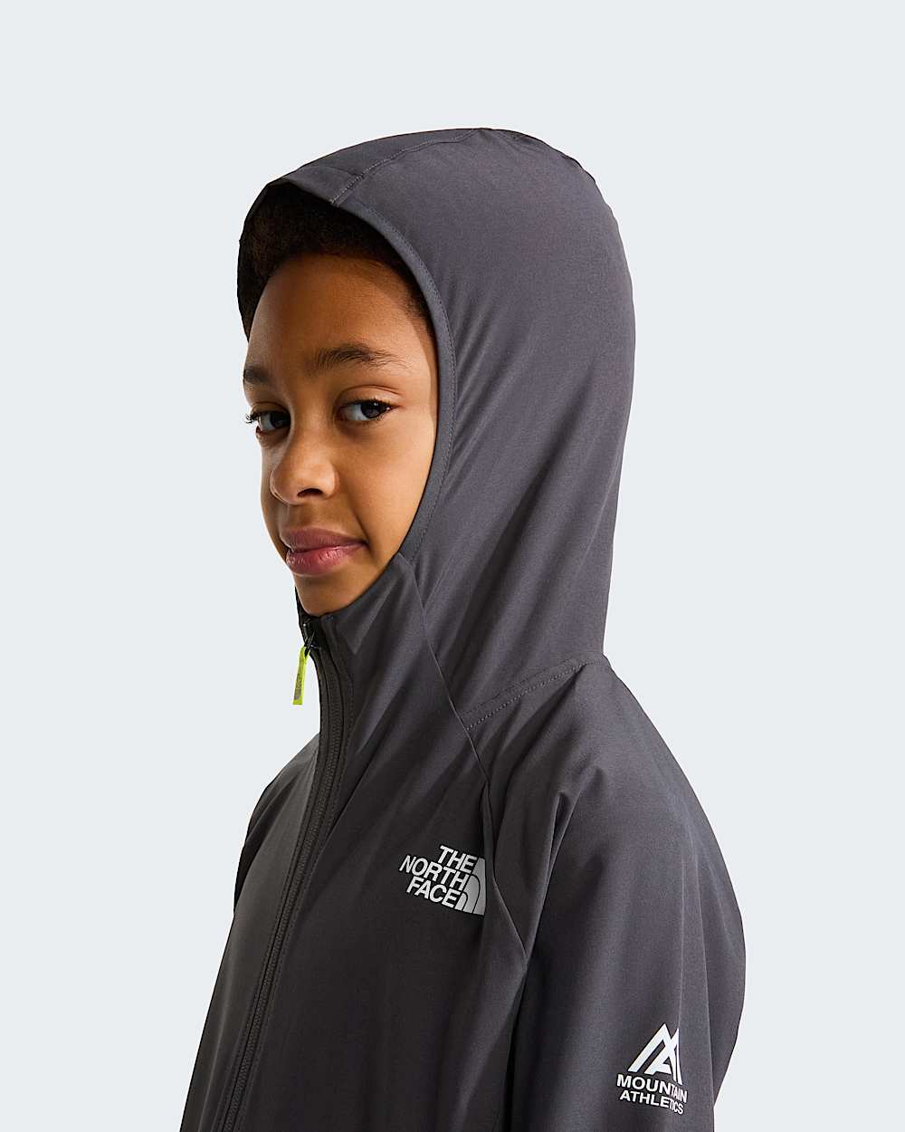 Geweven Mountain Athleticsjas voor tieners TNF Anthracite Grey ALT5