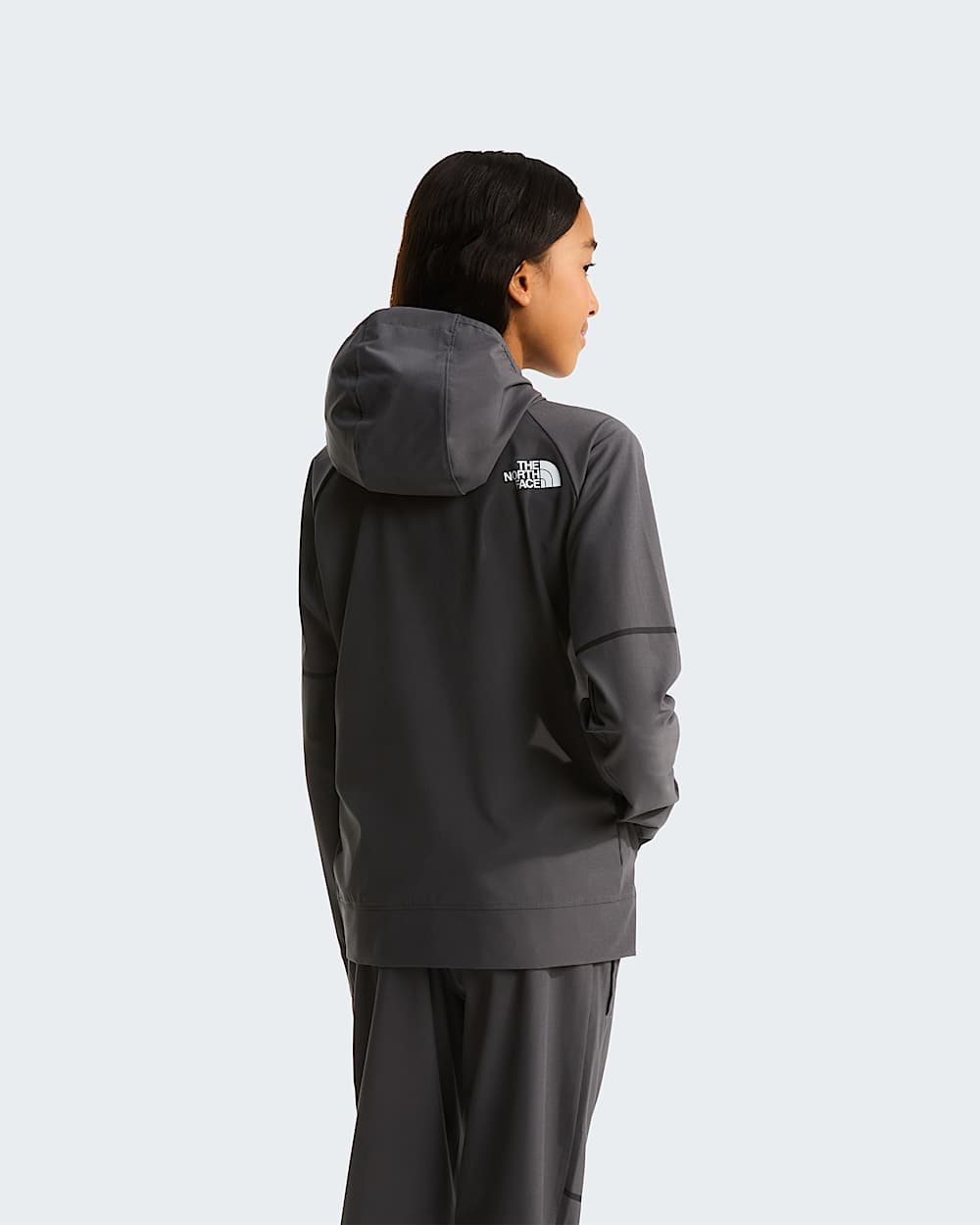 Geweven Mountain Athleticsjas voor tieners TNF Anthracite Grey ALT9