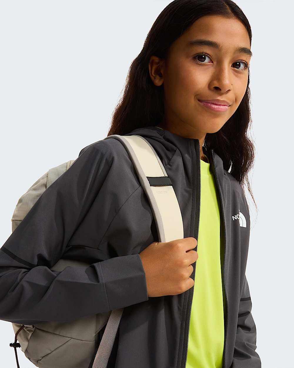 Geweven Mountain Athleticsjas voor tieners TNF Anthracite Grey ALT11