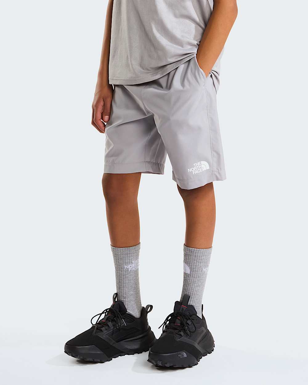 Teens 247 Pentadome Embossed Shorts TNF HERO
