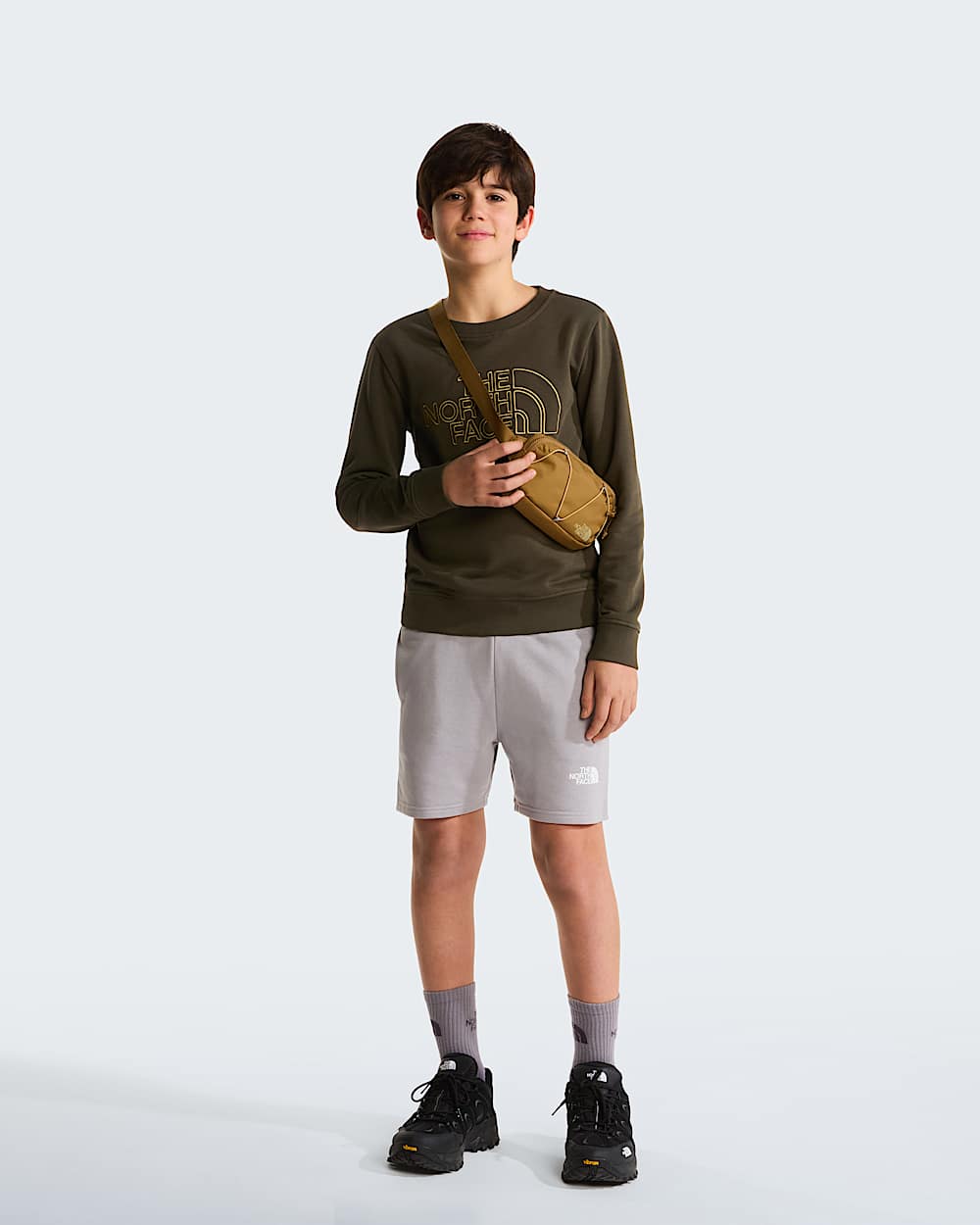 Short lger standard Simple Dome pour enfant TNF Meld Grey ALT1