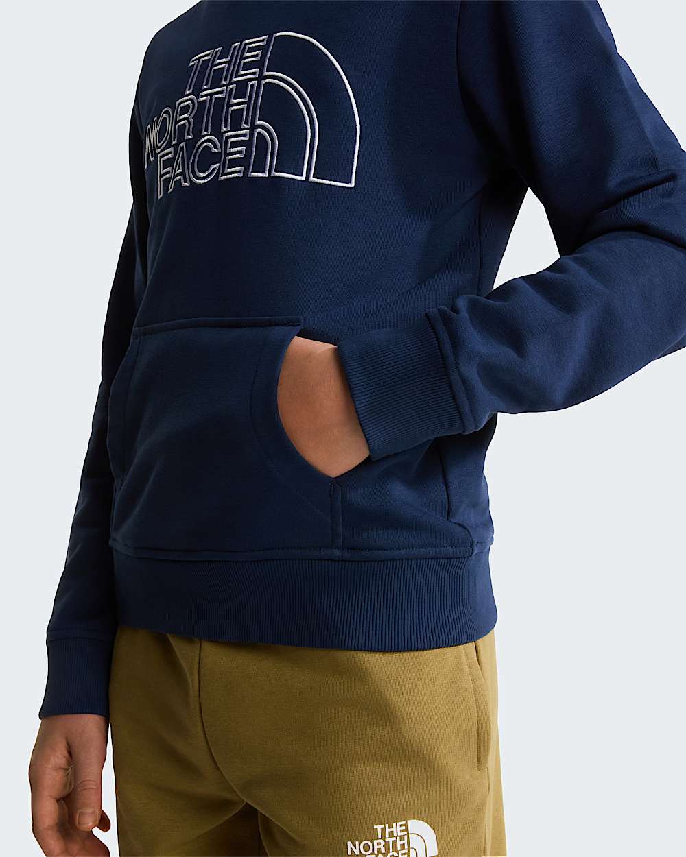 Teens Drew Peak Light Regular Hoodie TNF ALT5