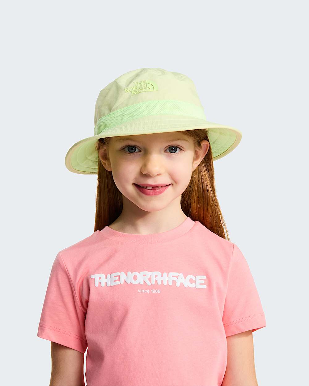 Class V wendbarer Schlapphut fr Kleinkinder TNF Lemon Mist Logo Weather Topo Phantom Print ALT1