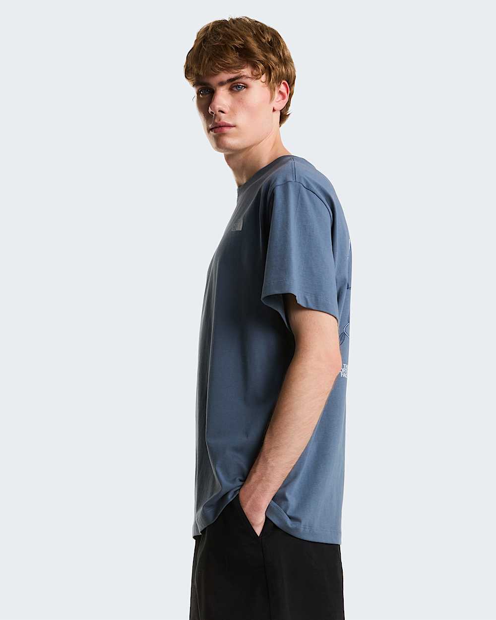 Retro Earth Relaxed Graphic Tshirt voor heren TNF ALT3