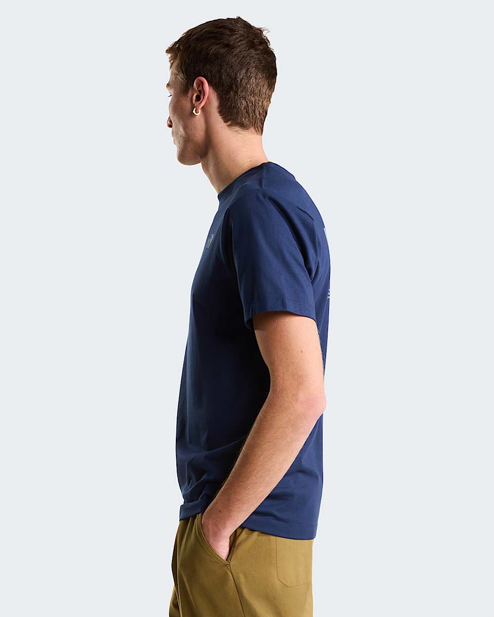 Mens Mountain Sketch Regular Graphic TShirt TNF ALT3