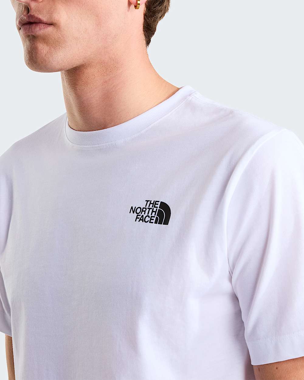 Mski Tshirt z grafik o regularnym kroju Mountain Sketch TNF alt4