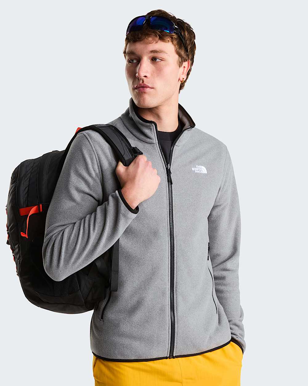 Mochila Borealis Classic TNF Asphalt GreyRetro OrangeNPF ALT9
