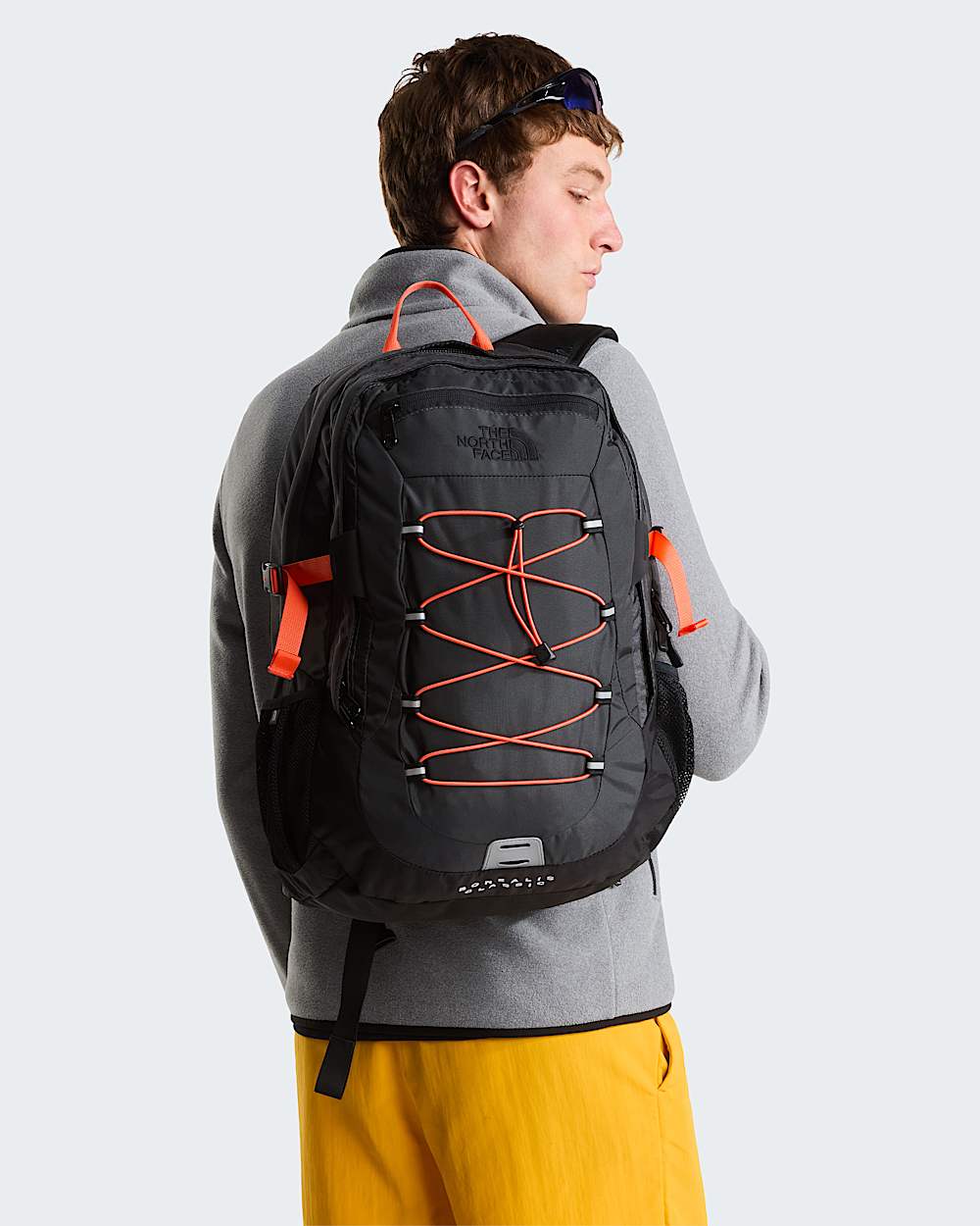 Mochila Borealis Classic TNF Asphalt GreyRetro OrangeNPF ALT1