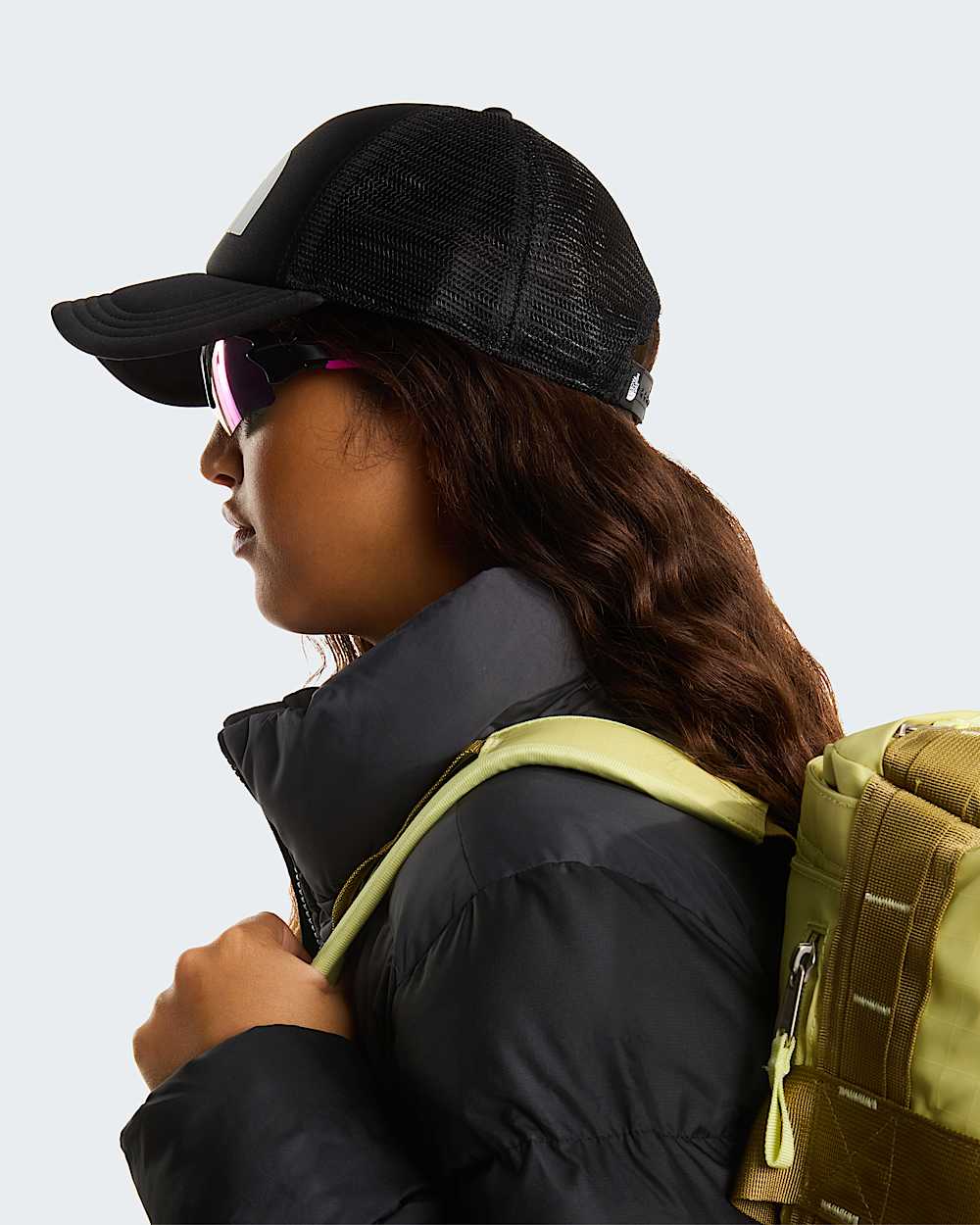 TNF Logo Trucker Cap TNF ALT3
