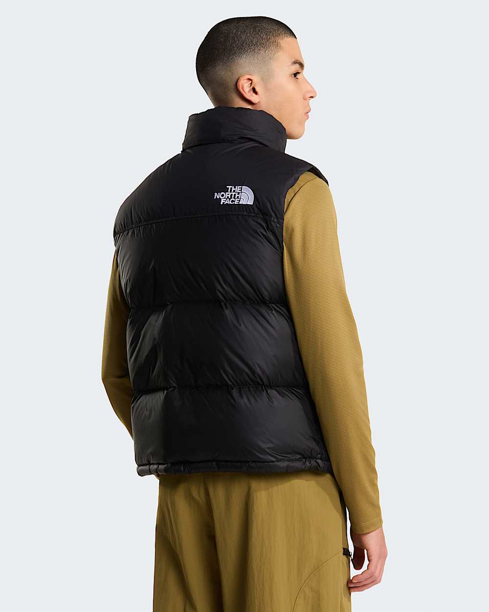 Chaleco Nuptse Retro 1996 para hombre TNF TNF BlackRecycled Down ALT3
