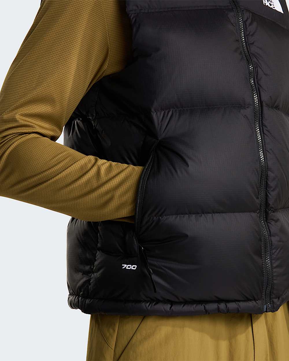 Chaleco Nuptse Retro 1996 para hombre TNF TNF BlackRecycled Down ALT6