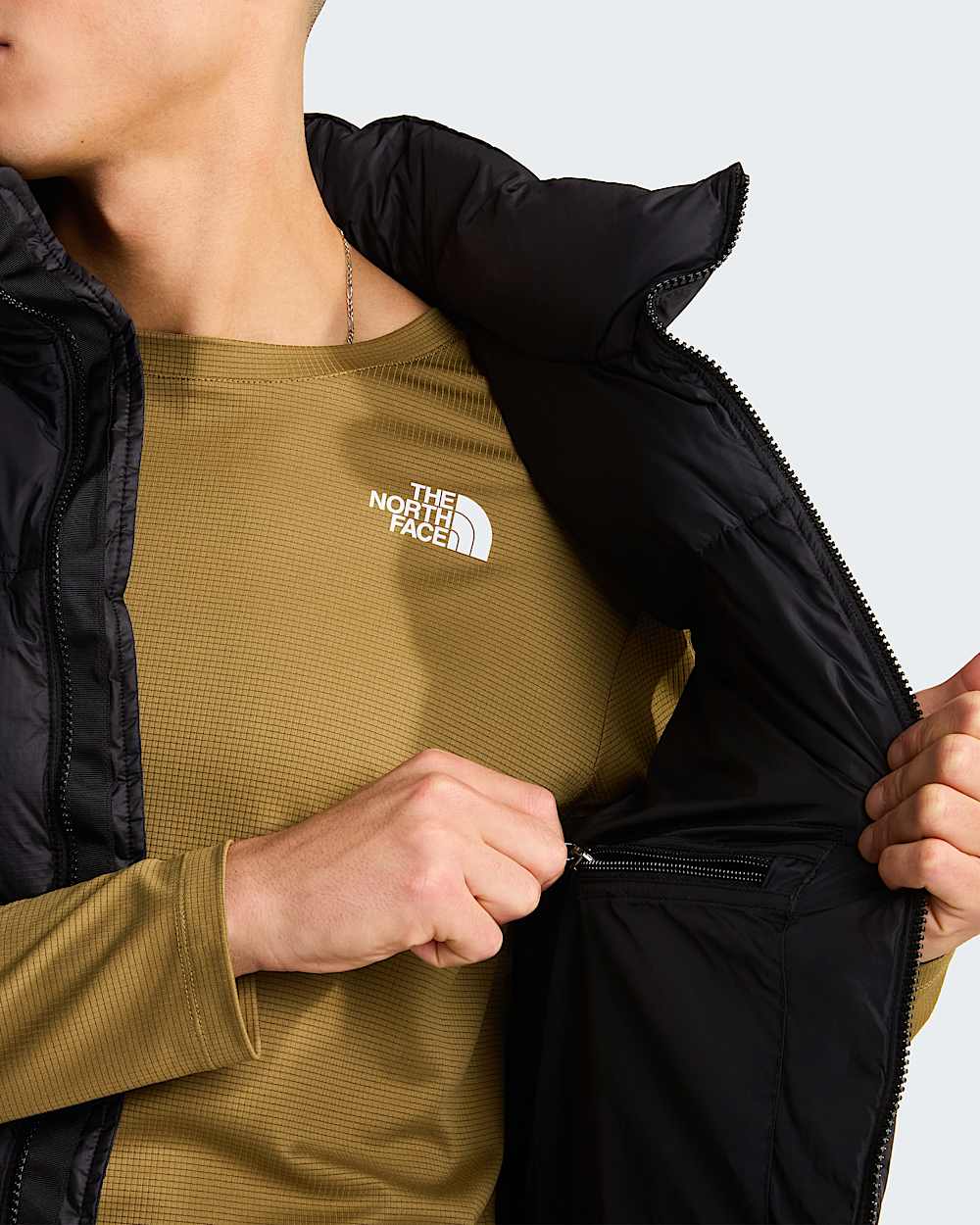 Chaleco Nuptse Retro 1996 para hombre TNF TNF BlackRecycled Down ALT8