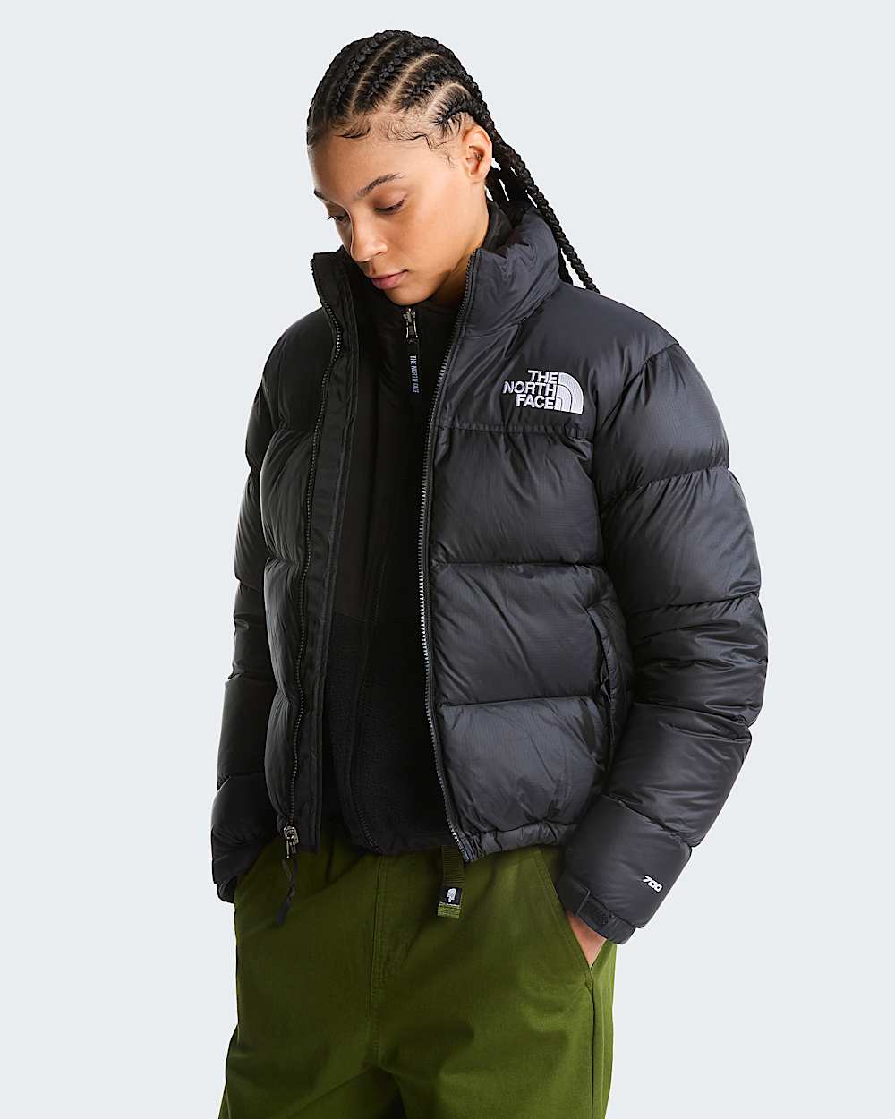 Giacca 1996 Retro Nuptse da donna TNF TNF BlackRecycled Down ALT4