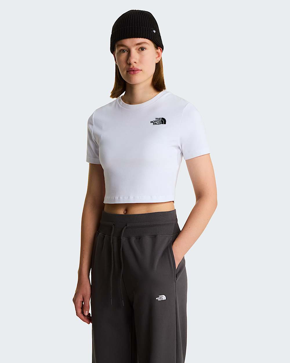 Cropped Tshirt voor dames TNF HERO