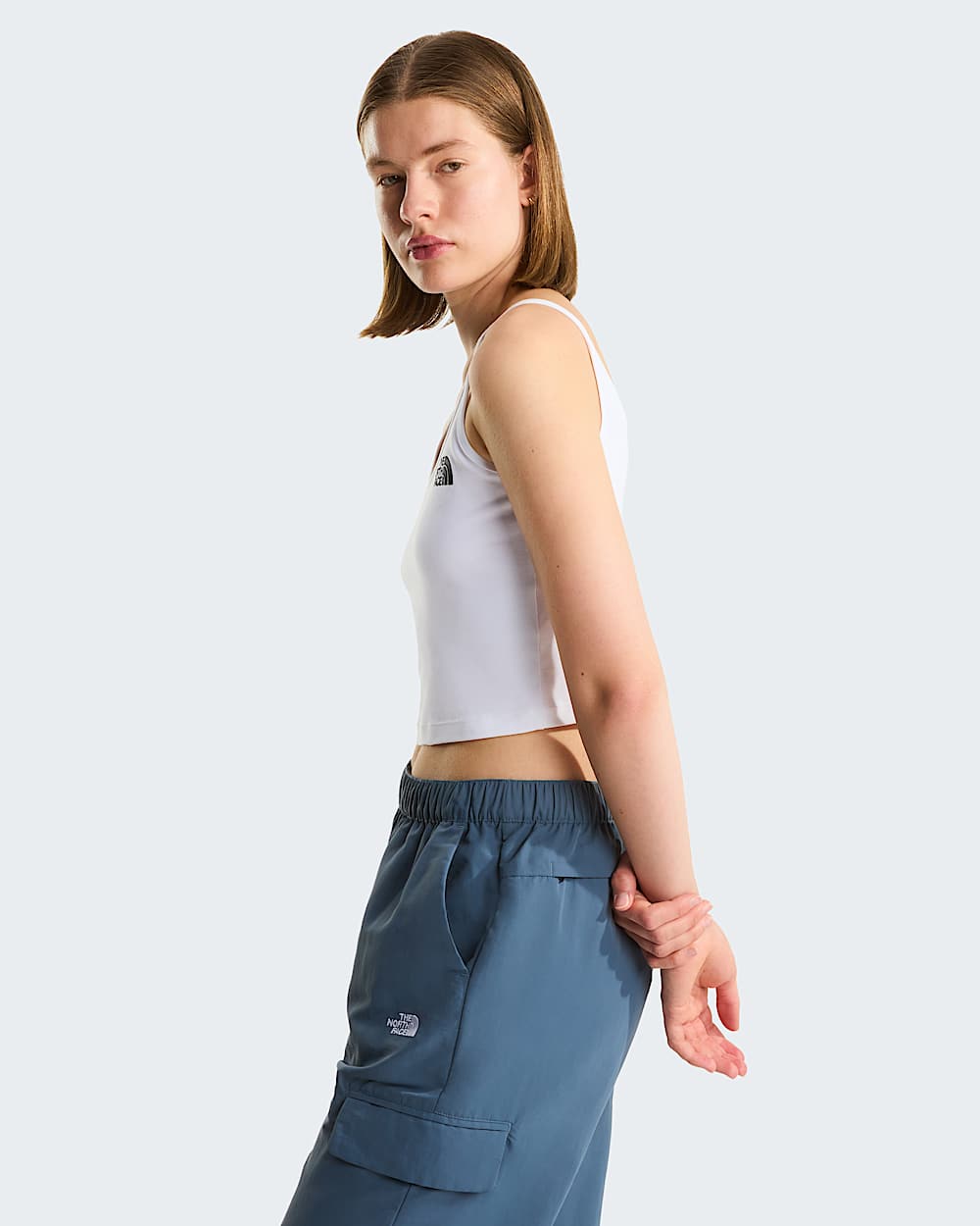 Womens Cropped Tank Top TNF ALT2