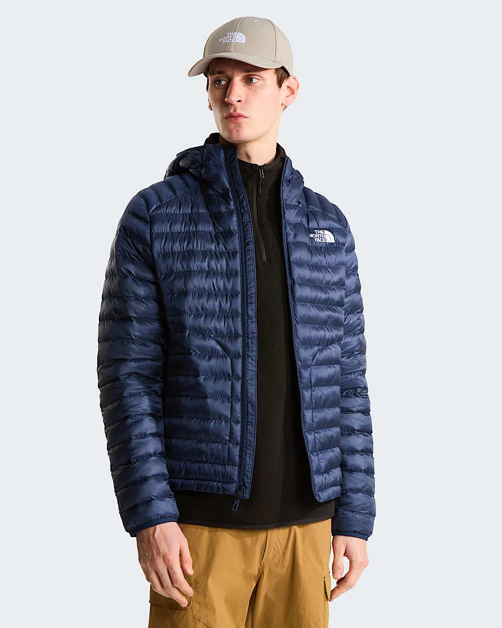 Mens Huila Synthetic Insulation Hooded Jacket TNF Summit Navy ALT4