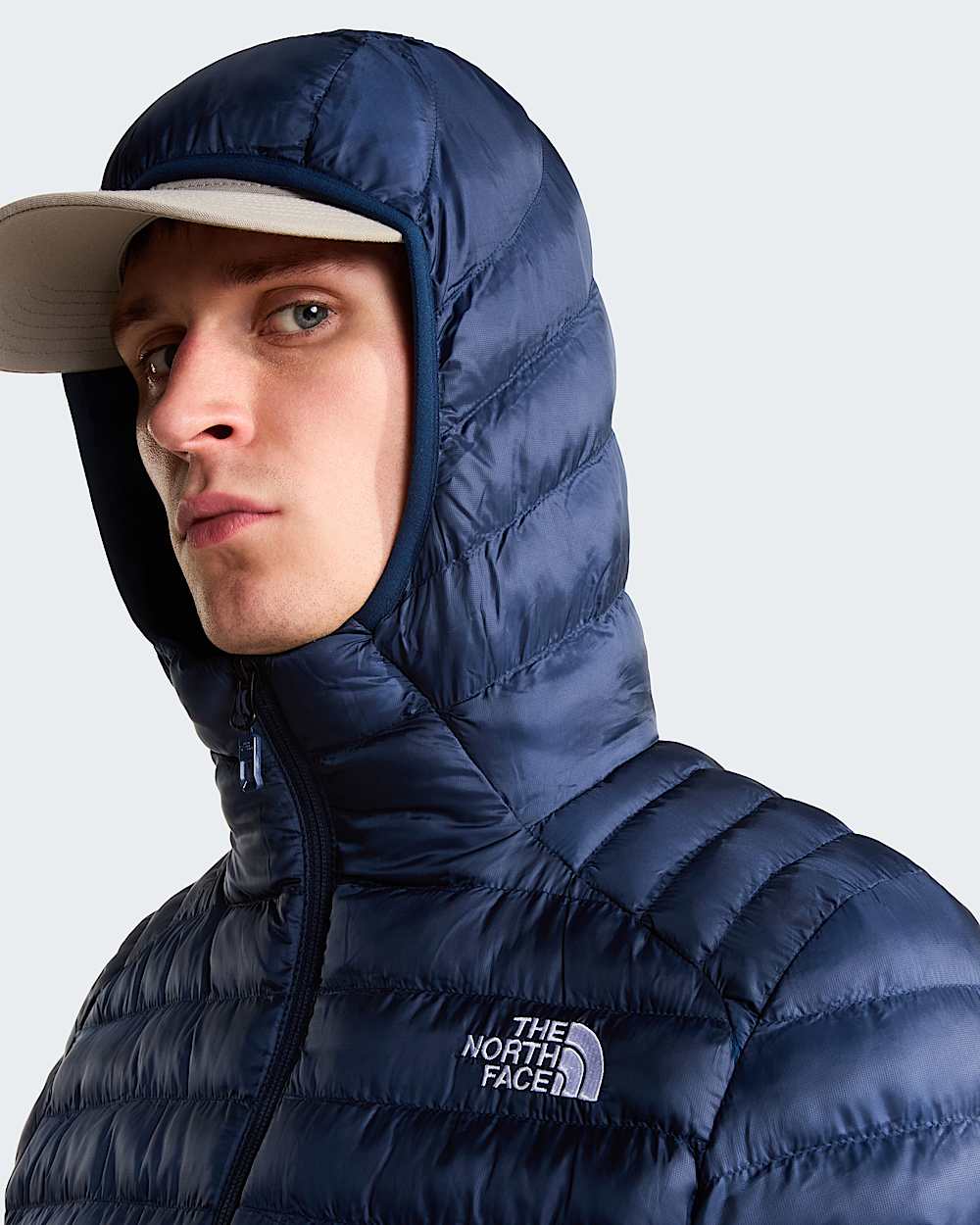 Mens Huila Synthetic Insulation Hooded Jacket TNF Summit Navy ALT5