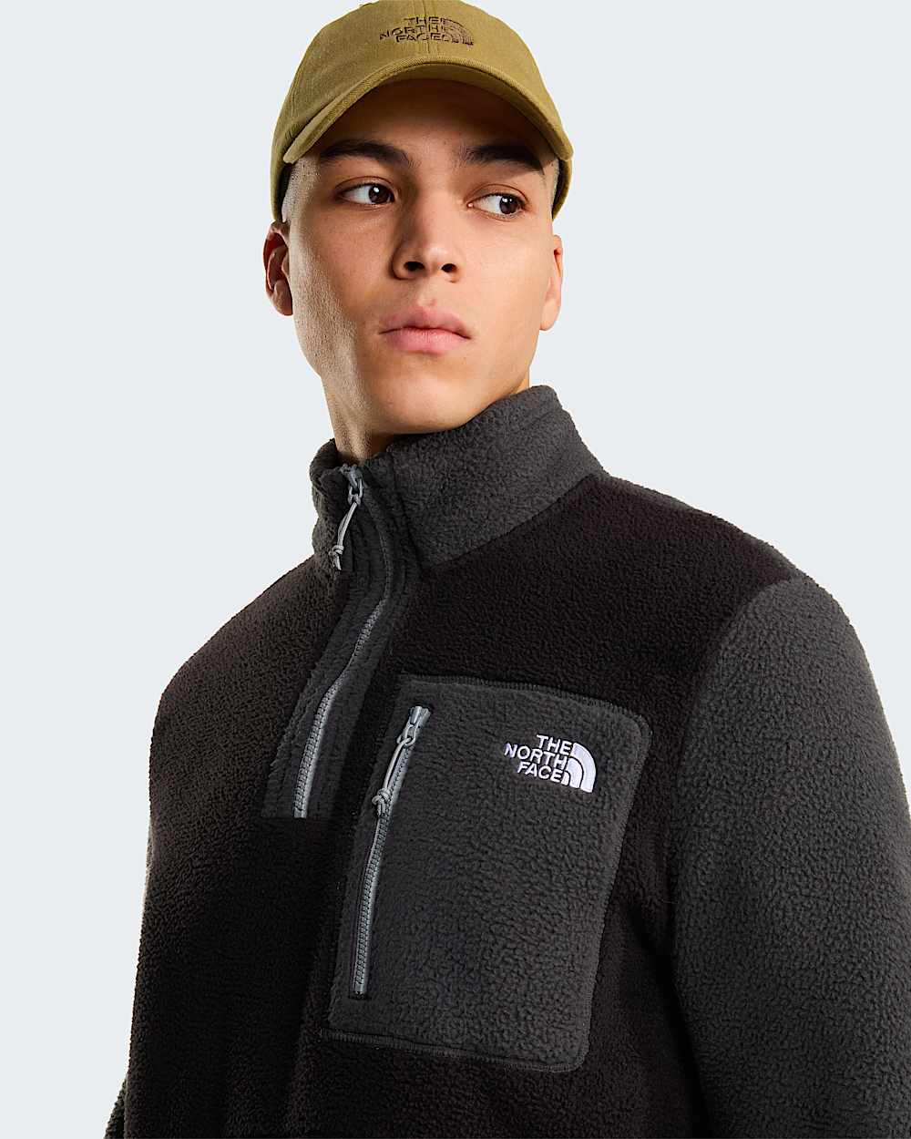 Mens Yumiori 14 Zip Fleece Jacket TNF ALT4