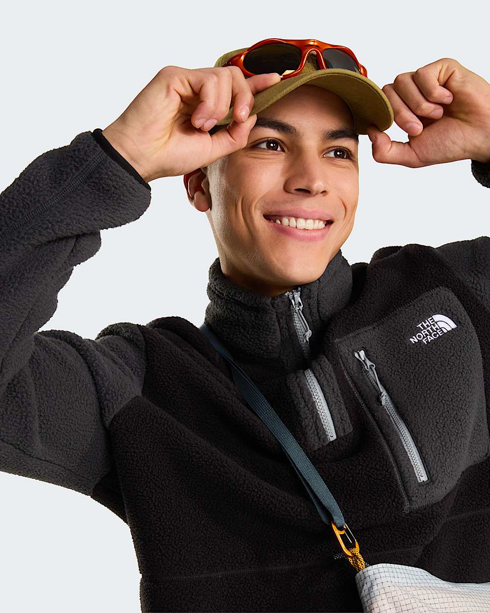 Mens Yumiori 14 Zip Fleece Jacket TNF ALT5