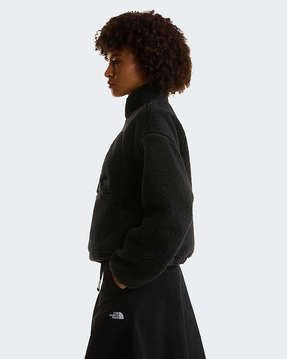 Womens Extreme Pile 12 Zip Pullover TNF ALT2