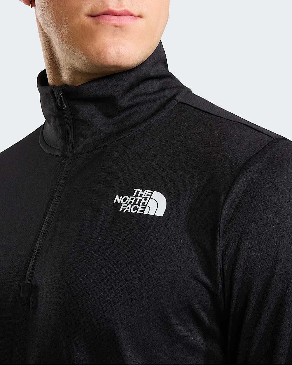 Mens 247 14 Zip LongSleeve TShirt TNF ALT5