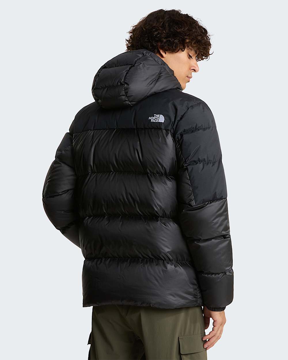 Chaqueta de plumn con capucha Diablo 20 para hombre TNF TNF Black HeatherTNF BlackRecycled Down ALT3
