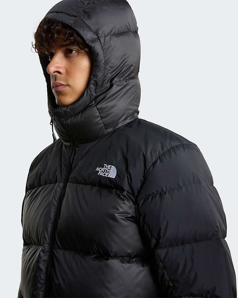 Chaqueta de plumn con capucha Diablo 20 para hombre TNF TNF Black HeatherTNF BlackRecycled Down ALT5