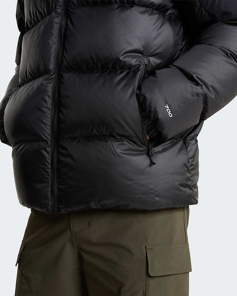 Chaqueta de plumn con capucha Diablo 20 para hombre TNF TNF Black HeatherTNF BlackRecycled Down ALT7
