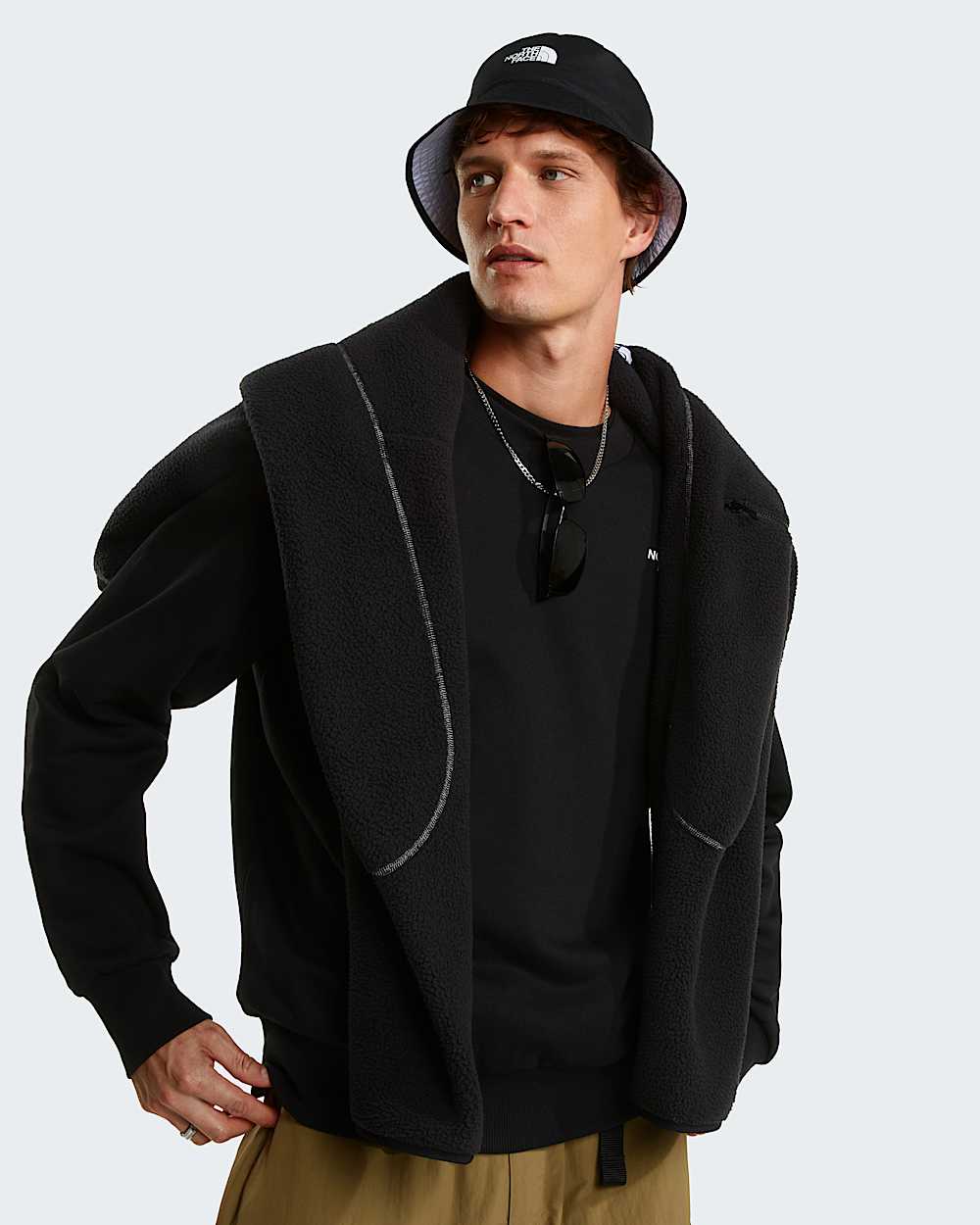 Simple Dome Sweatshirt fr Herren TNF ALT5