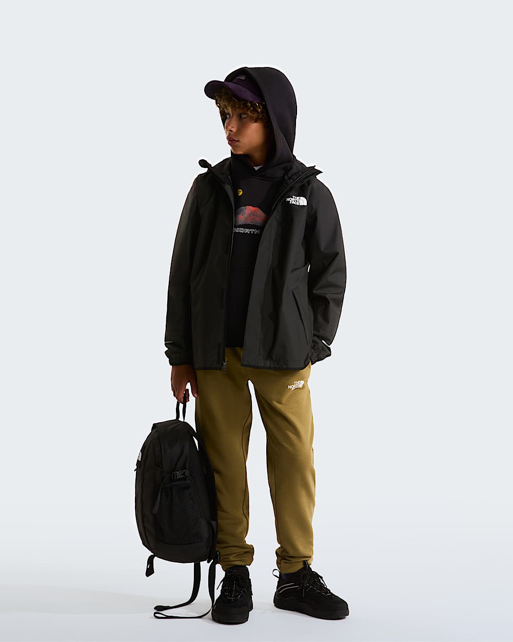 Boys Antora Rain Jacket TNF ALT1