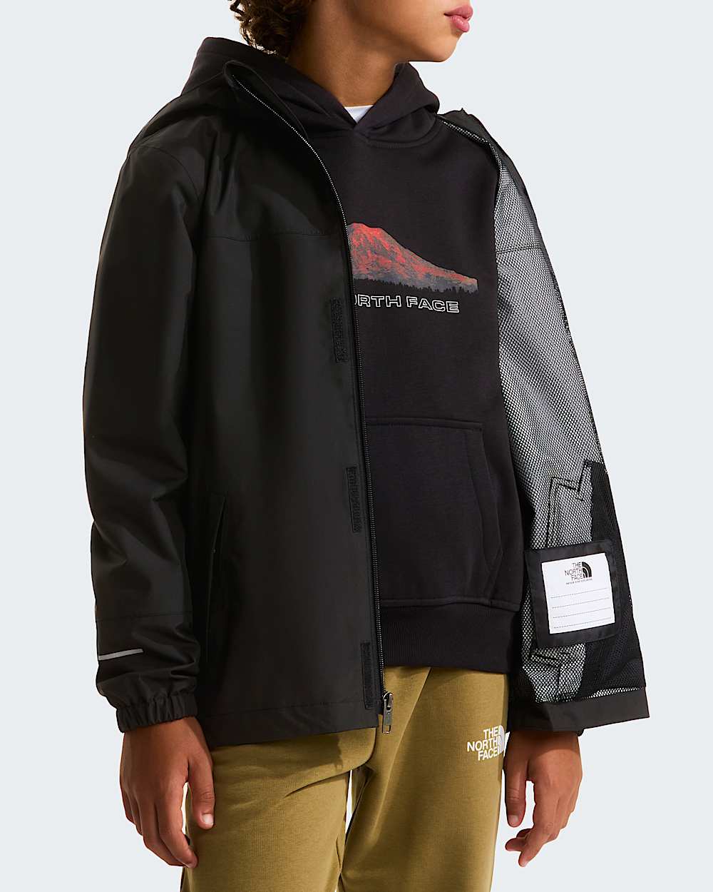 Boys Antora Rain Jacket TNF ALT7