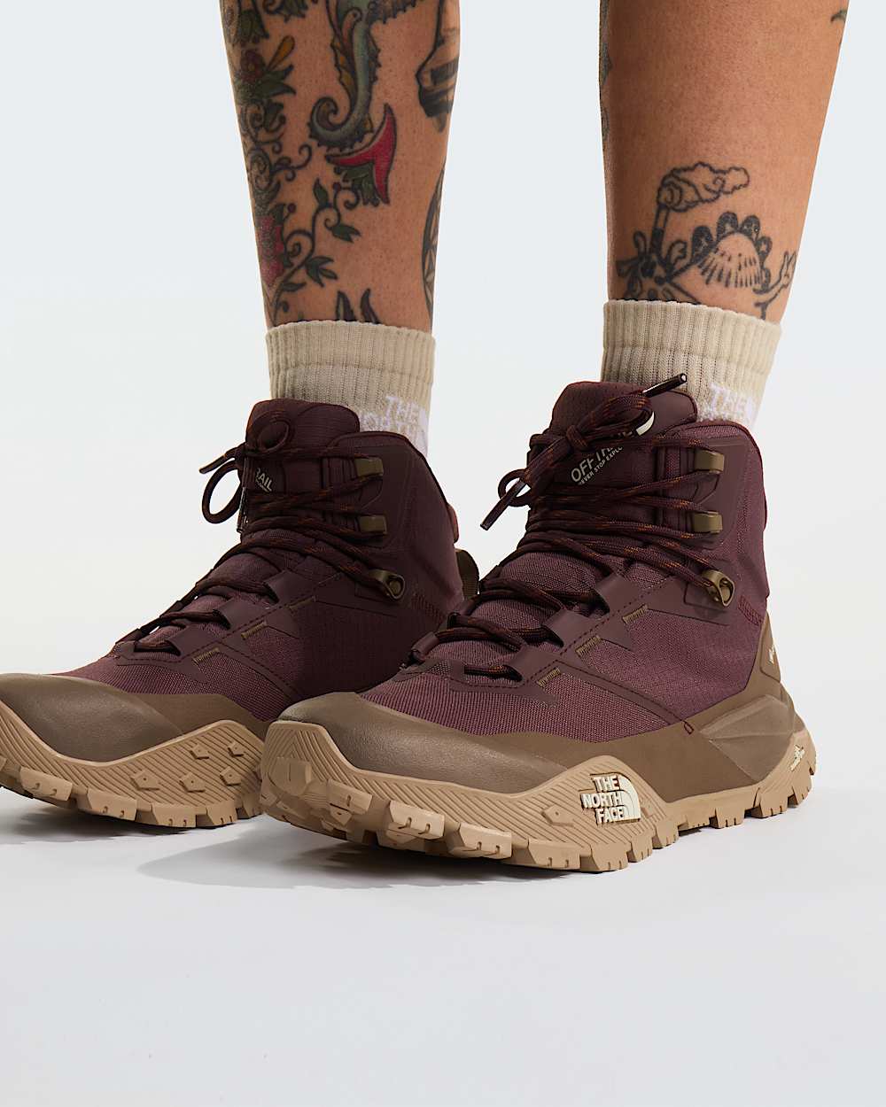 Womens Offtrail GORETEX Hiking Boots TNF Tawny QuartzMocha Brown ALT4