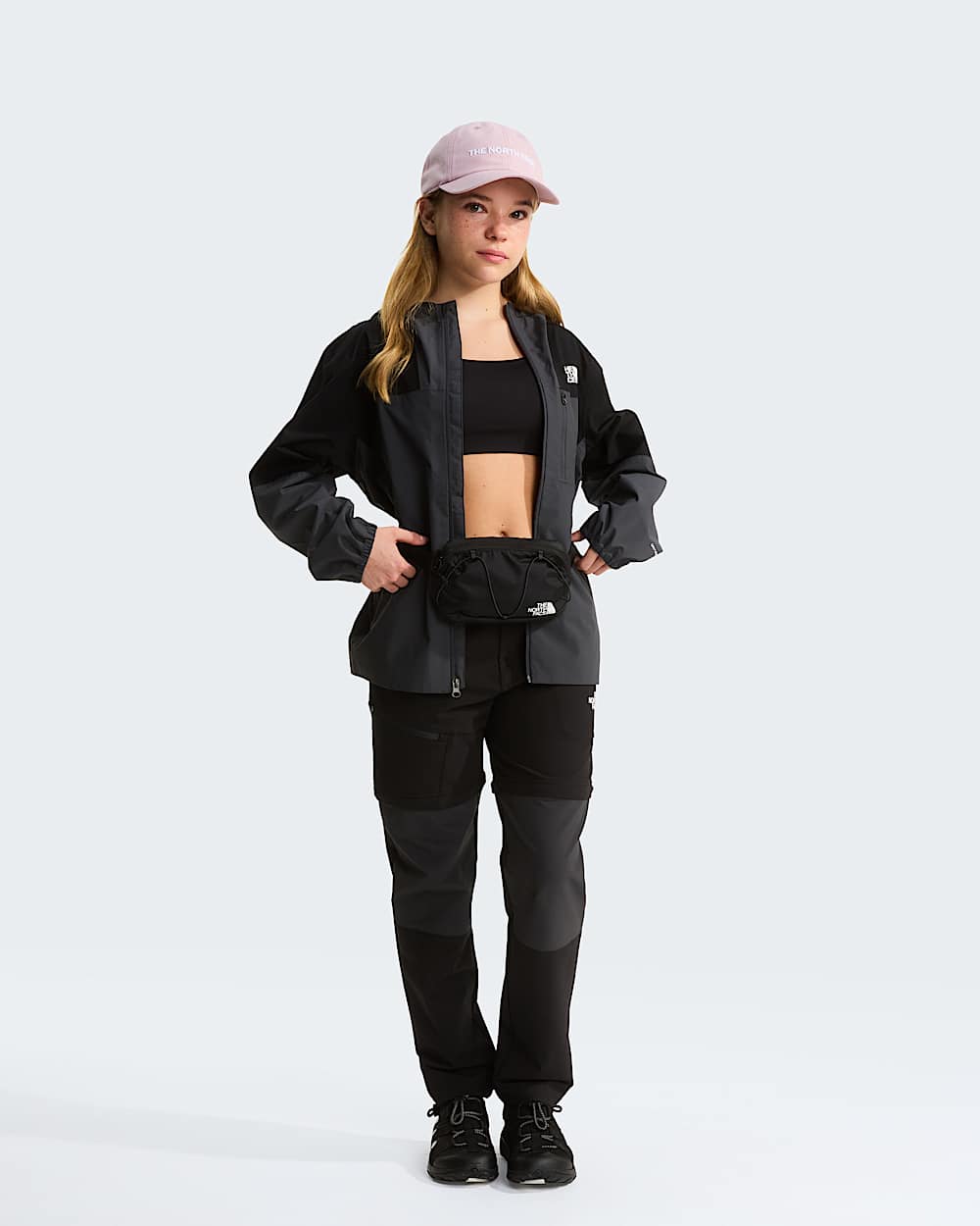 Teens Hike Packable Shell Jacket TNF ALT7
