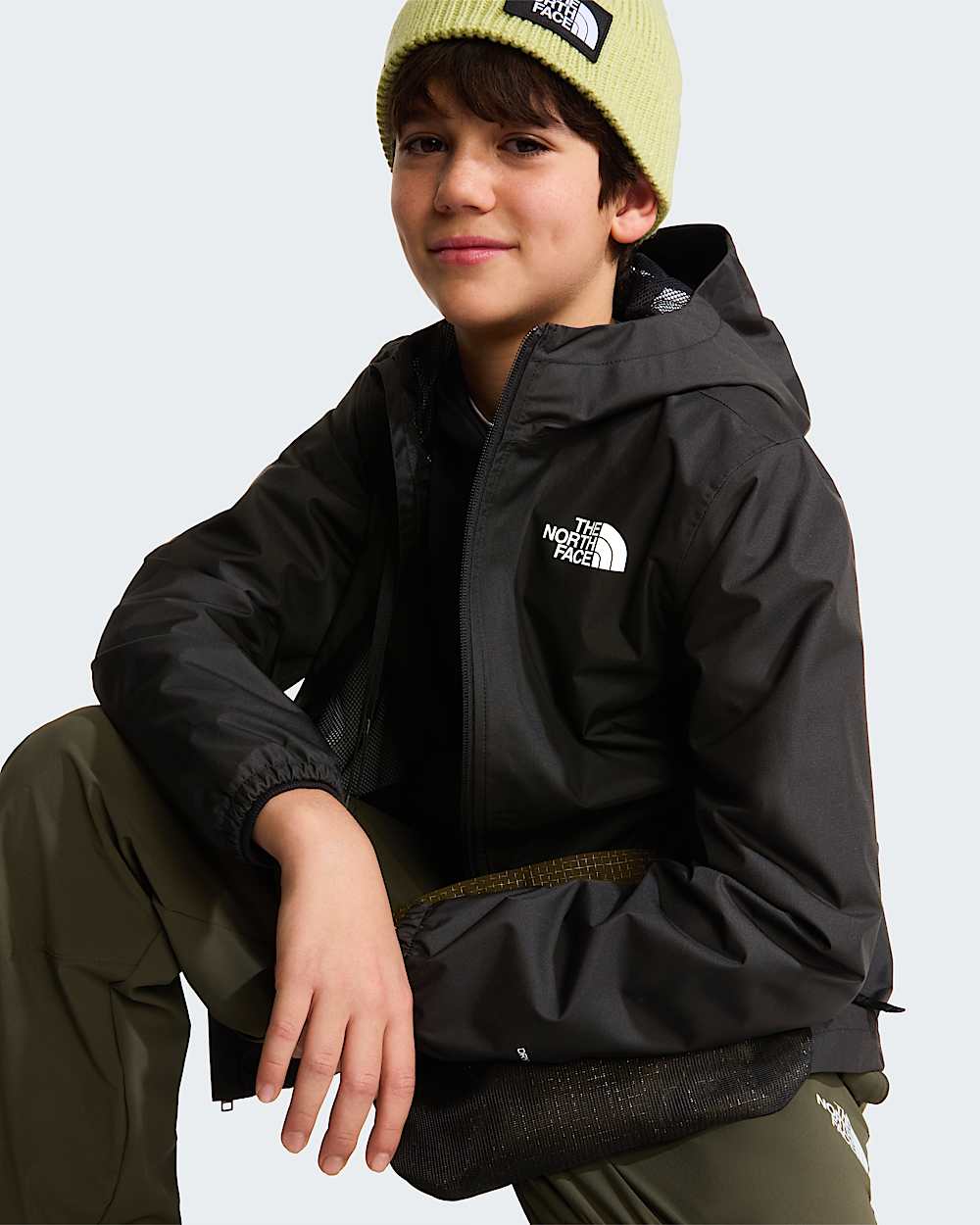 Teens Zipline Rain Jacket TNF ALT8