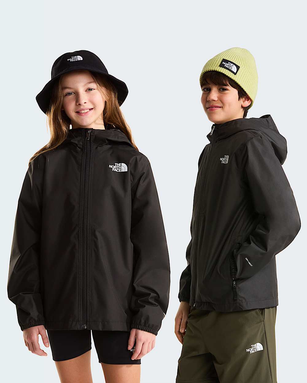 Teens Zipline Rain Jacket TNF HERO