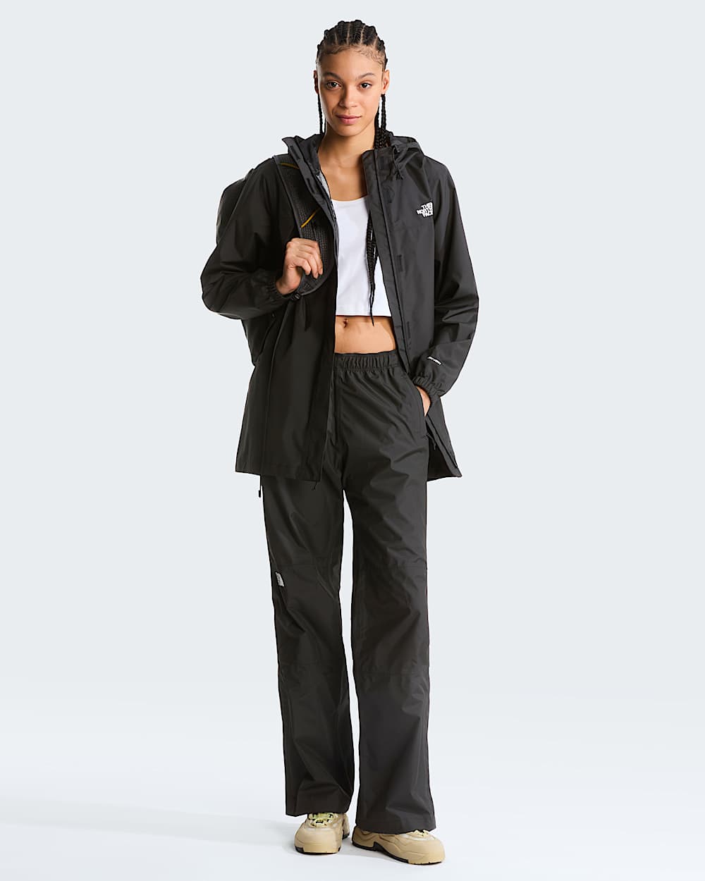 Womens Antora Rain Parka TNF ALT1